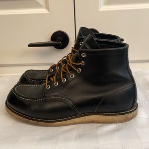 Red Wing Moc Toe Boots - 8130